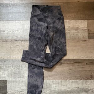 lululemon athletica Gray Tie-Dye Leggings